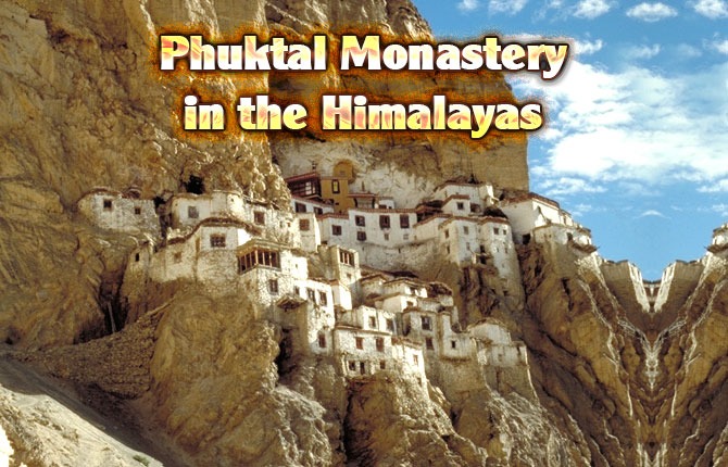 Phuktal Monastery in the Himalayas