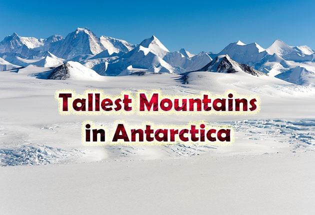 Tallest Mountains in Antartica