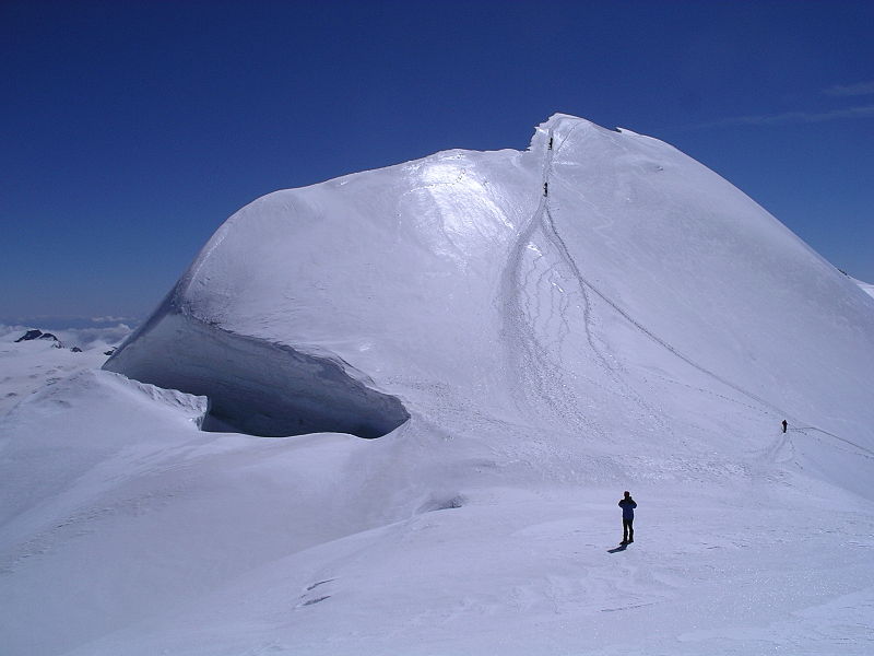 Eastern summit of Breithorn seen from the west
