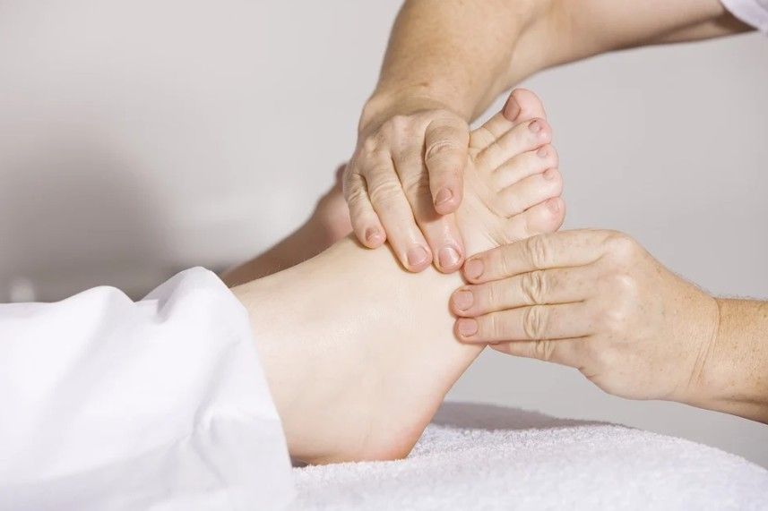 foot care massaging