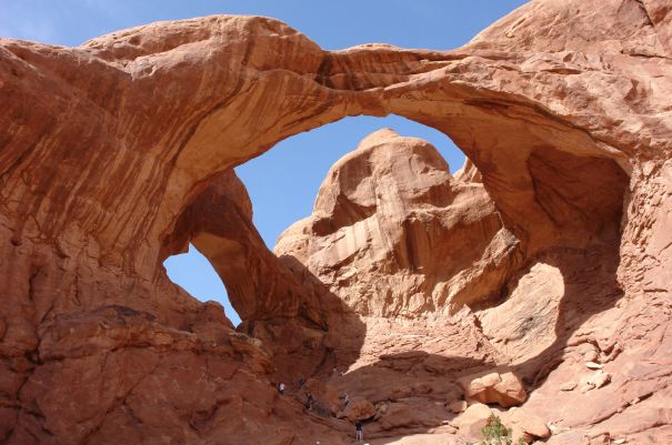 Double Arches in the Arches National Park