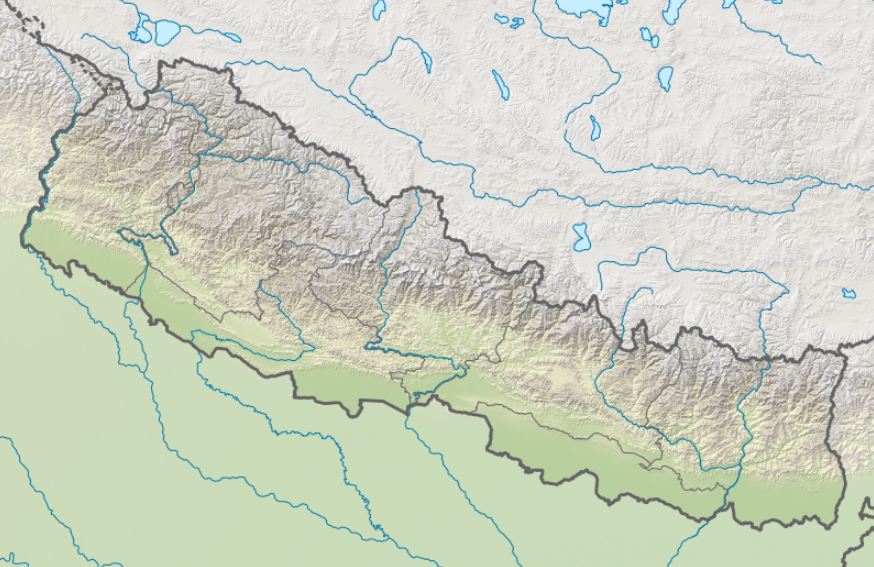 Mera Peak location in Map