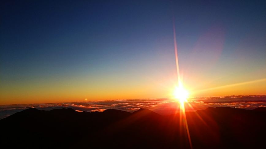 Sunrise at the Haleakala, Haleakala sunrise