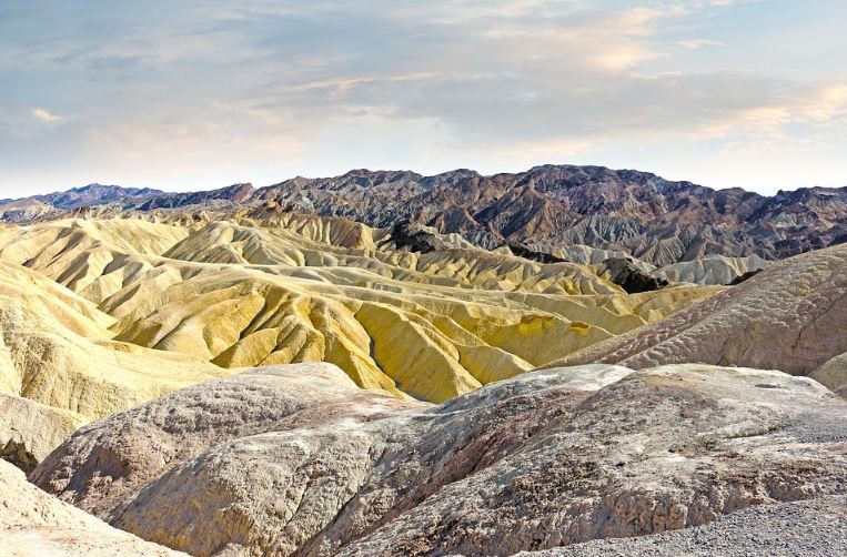 Colorful mountains of the Death Valley National Park