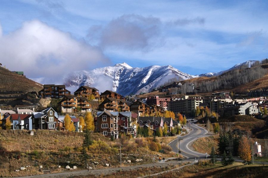Mountain village in Crested Butte