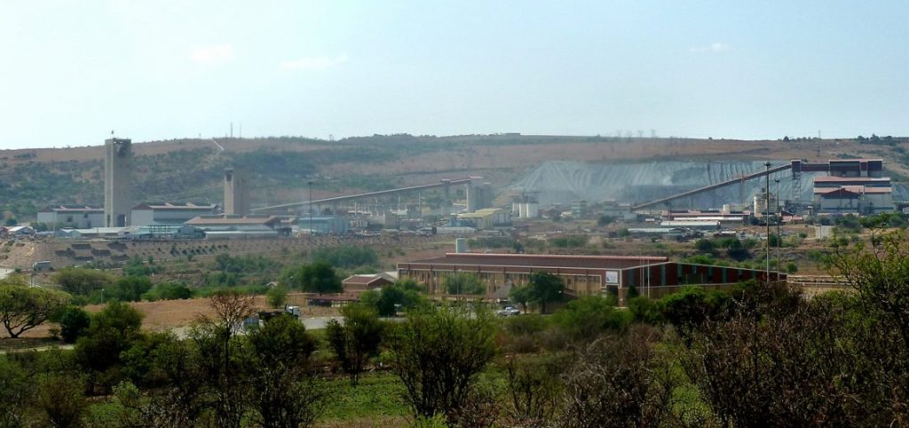 Mponeng Gold Mine in the West Rand DM, Gauteng, South Africa