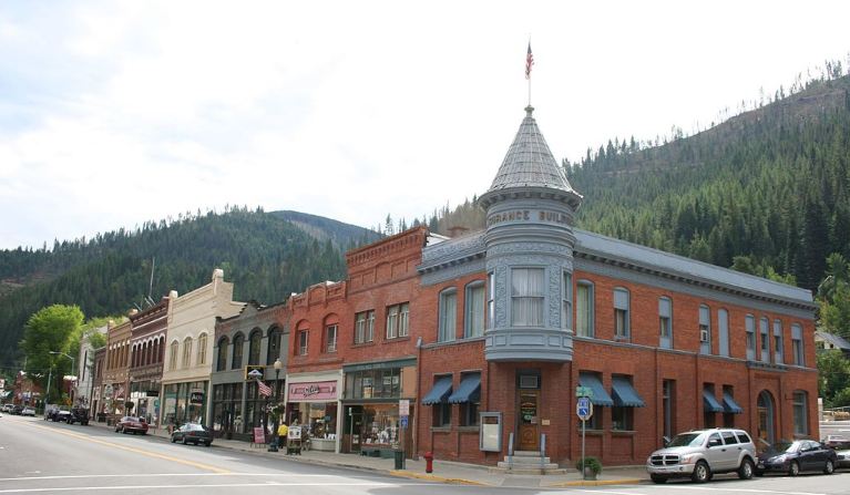 Wallace, Idaho is nicknamed the Silver Capital of the World