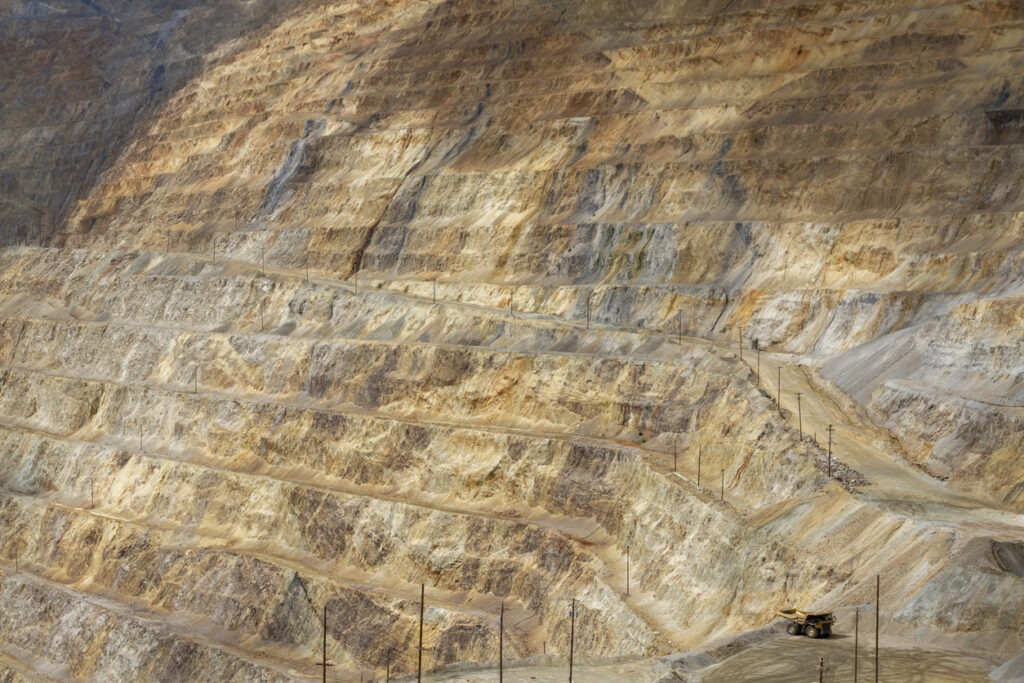 open pit Kennecott mine